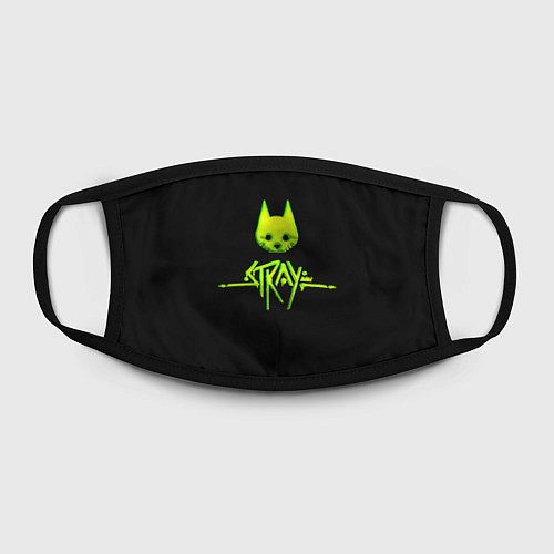 Маска для лица Stray green neon / 3D-принт – фото 2