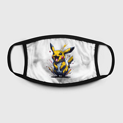 Маска для лица Свирепый пикачу, цвет: 3D-принт — фото 2