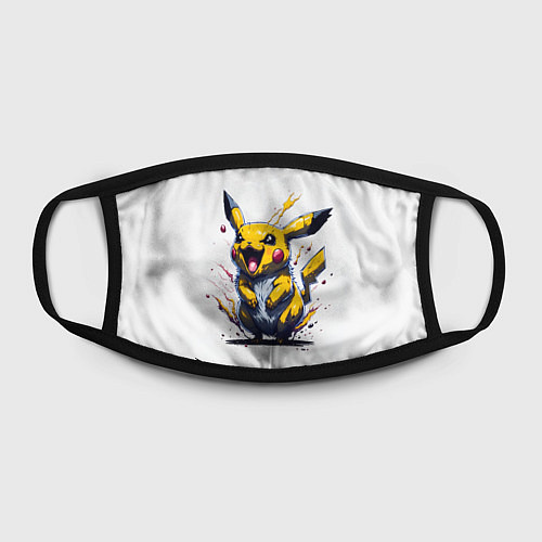 Маска для лица Свирепый пикачу / 3D-принт – фото 2