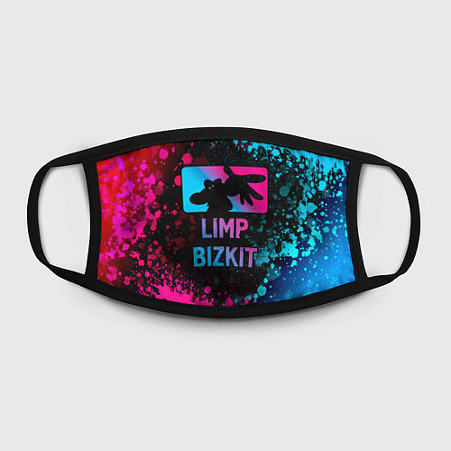 Маска для лица Limp Bizkit - neon gradient / 3D-принт – фото 2