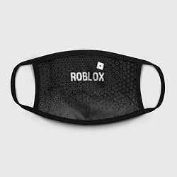 Маска для лица Roblox glitch на темном фоне: символ сверху, цвет: 3D-принт — фото 2
