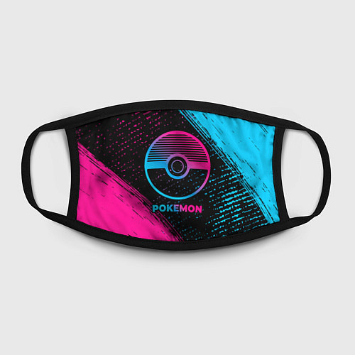 Маска для лица Pokemon - neon gradient / 3D-принт – фото 2