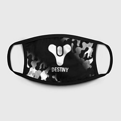 Маска для лица Destiny glitch на темном фоне, цвет: 3D-принт — фото 2