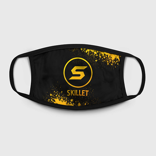 Маска для лица Skillet - gold gradient / 3D-принт – фото 2