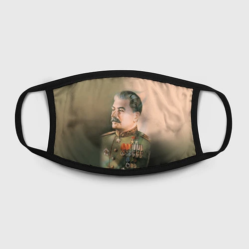 Маска для лица Иосиф Сталин / 3D-принт – фото 2