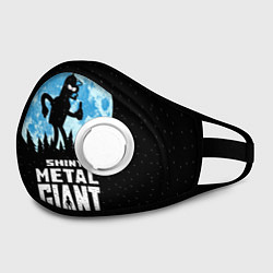 Маска с клапаном Bender Metal Giant, цвет: 3D-белый — фото 2