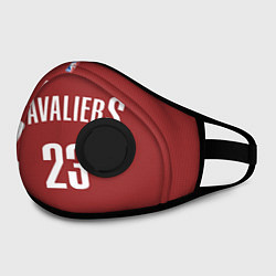 Маска с клапаном Cavaliers Cleveland 23: Red, цвет: 3D-черный — фото 2