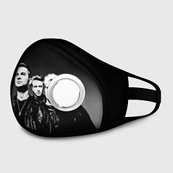 Маска с клапаном Depeche Mode: mono, цвет: 3D-белый — фото 2