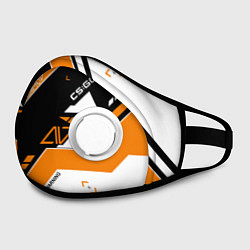 Маска с клапаном CS:GO Asiimov Inverted, цвет: 3D-белый — фото 2