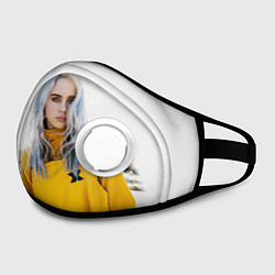 Маска с клапаном BILLIE EILISH, цвет: 3D-белый — фото 2