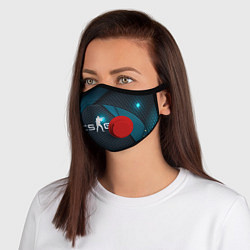 Маска с клапаном CS:GO Vintage, цвет: 3D-красный