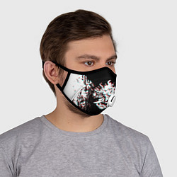 Маска с клапаном CYBERPUNK 2077 SAMURAI GLITCH, цвет: 3D-белый — фото 2