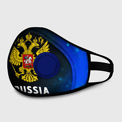 Маска с клапаном RUSSIA РОССИЯ, цвет: 3D-синий — фото 2