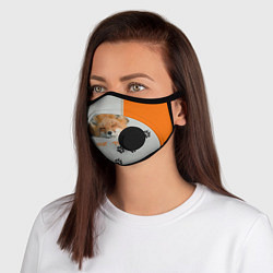 Маска с клапаном Фыр-Фыр, цвет: 3D-черный