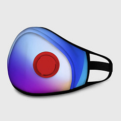 Маска с клапаном Градиент Облаков, цвет: 3D-красный — фото 2