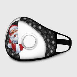 Маска с клапаном Дедушка Мороз, цвет: 3D-белый — фото 2