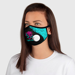 Маска с клапаном 2077, цвет: 3D-белый