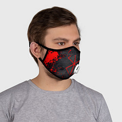 Маска с клапаном BERSERK БЕРСЕРК КЛЕЙМО, цвет: 3D-белый — фото 2