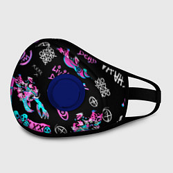 Маска с клапаном CS GO, цвет: 3D-синий — фото 2