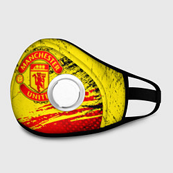 Маска с клапаном Manchester United Футбольный клуб, цвет: 3D-белый — фото 2