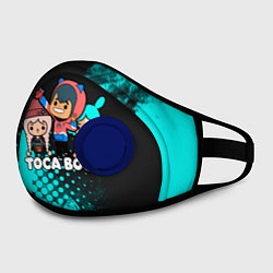 Маска с клапаном Toca Boca Рита и Леон, цвет: 3D-синий — фото 2