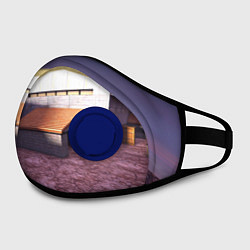 Маска с клапаном Counter Strike 1 6 de nuke, цвет: 3D-синий — фото 2