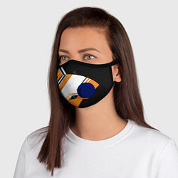 Маска с клапаном CS:GO Asiimov, цвет: 3D-синий