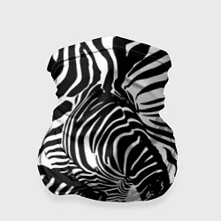 Бандана-труба Полосатая зебра, цвет: 3D-принт