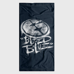 Бандана-труба Bleed Blue, цвет: 3D-принт — фото 2