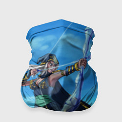Бандана-труба Лучница, цвет: 3D-принт