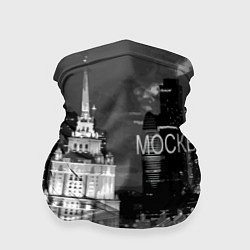Бандана-труба Огни ночной Москвы, цвет: 3D-принт