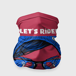 Бандана-труба Let's Ride, цвет: 3D-принт