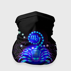 Бандана-труба Космический Скорпион, цвет: 3D-принт