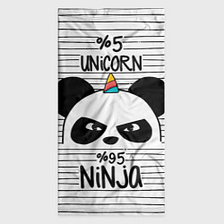 Бандана-труба 5% Unicorn – 95% Ninja, цвет: 3D-принт — фото 2