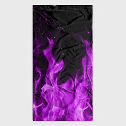 Бандана-труба Фиолетовый огонь, цвет: 3D-принт — фото 2