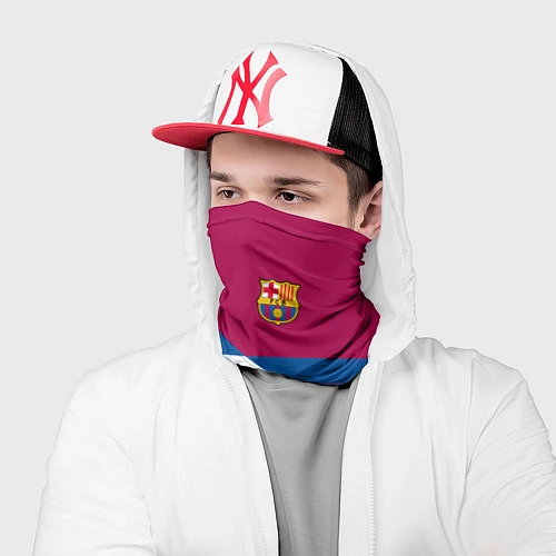 Бандана Barcelona FC: White style / 3D-принт – фото 2