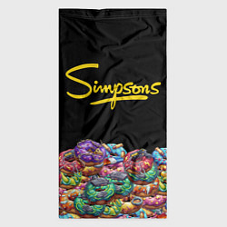 Бандана-труба Simpsons Donuts, цвет: 3D-принт — фото 2
