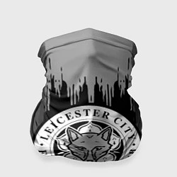 Бандана-труба FC Leicester: Grey Abstract, цвет: 3D-принт