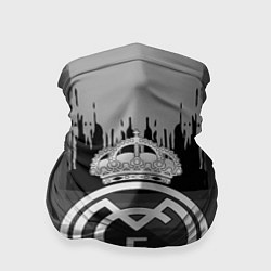 Бандана-труба FC Real Madrid: Grey Abstract, цвет: 3D-принт