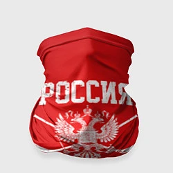 Бандана-труба Россия: Красная машина, цвет: 3D-принт