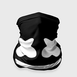 Бандана-труба Marshmello: Black Face, цвет: 3D-принт