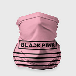 Бандана-труба Black Pink: Black Stripes, цвет: 3D-принт