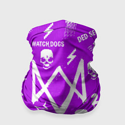 Бандана-труба Watch Dogs 2: Violet Pattern, цвет: 3D-принт