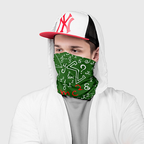 Бандана E=mc2: Green Style / 3D-принт – фото 2