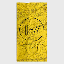 Бандана-труба 21 Pilots: Yellow Grunge, цвет: 3D-принт — фото 2