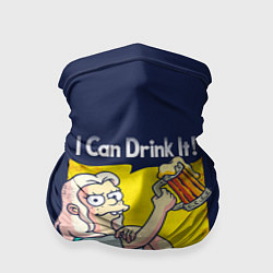 Бандана-труба I Can Drink It!, цвет: 3D-принт