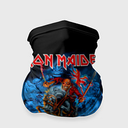 Бандана-труба Iron Maiden: Great Britain Warriors, цвет: 3D-принт