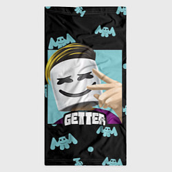 Бандана-труба Marshmello Getter, цвет: 3D-принт — фото 2