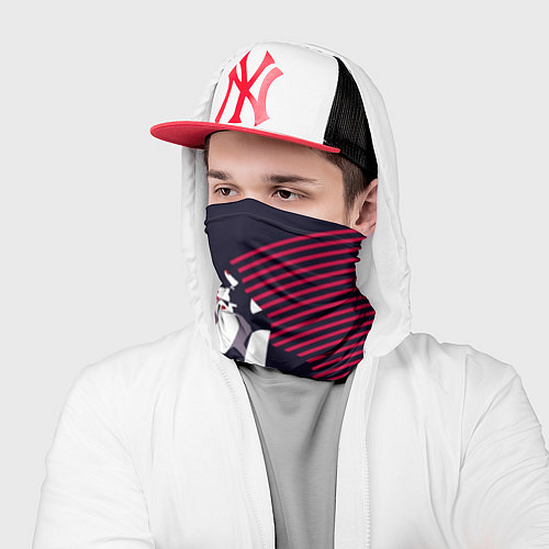 Бандана Стильная женщина - поп арт / 3D-принт – фото 2