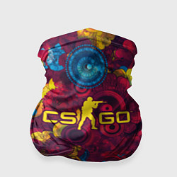 Бандана-труба CS GO Абстракция, цвет: 3D-принт